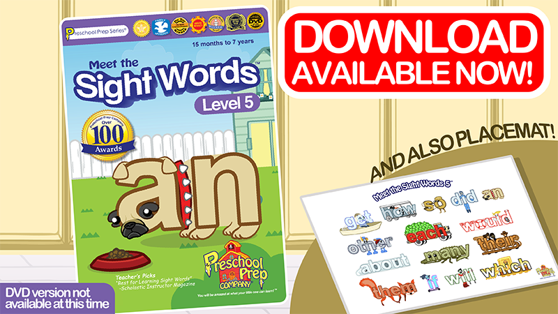 Meet the Sight Words 5 Now Available!