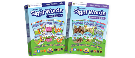 Sight Words 6 DVD Set