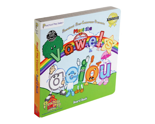 Meet the Vowels Board Book | Preschool Prep Company