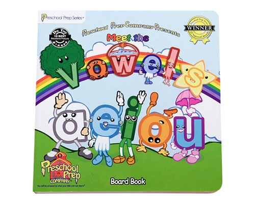 Meet the Vowels Board Book | Preschool Prep Company